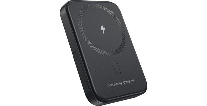 Choetech magnetická bezdrátová powerbanka 5000- 3
